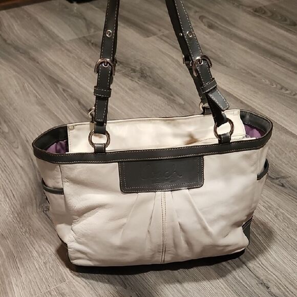 Coach Leather Colorblock Gallery Tote Bag - Picture 1 of 12